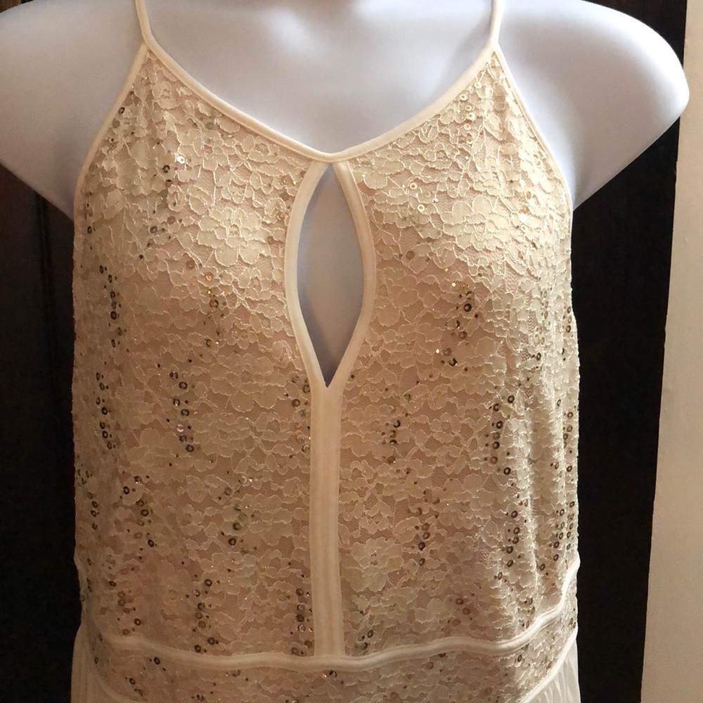 Plus size floor length halter dress